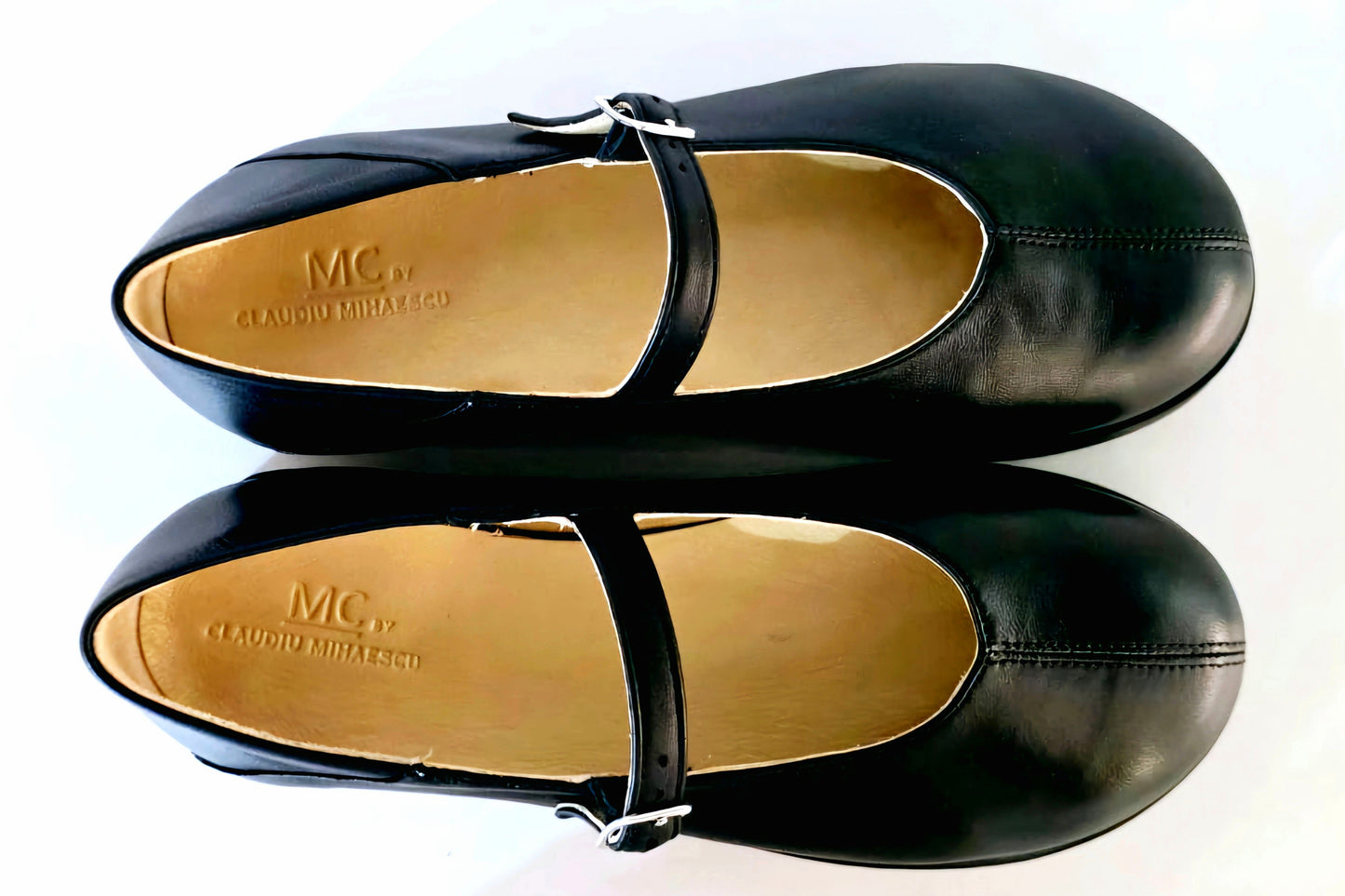 Luna - Balerini Barefoot Mary Jane din Piele Naturală | MC SHOES - MC SHOES