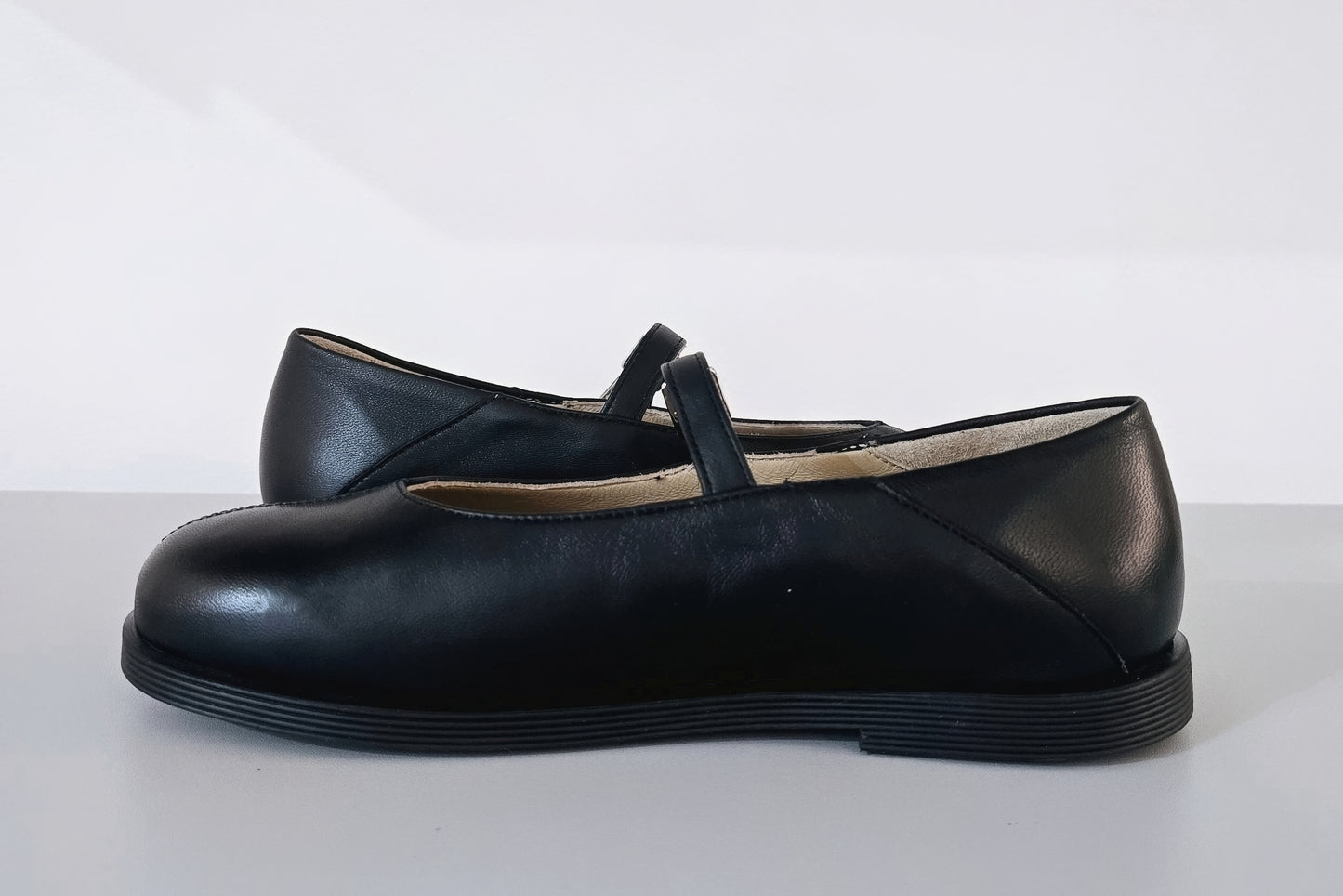 Luna - Balerini Barefoot Mary Jane din Piele Naturală | MC SHOES - MC SHOES
