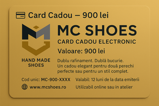 Card Cadou Premium 900 Lei - Voucher Digital | MC SHOES