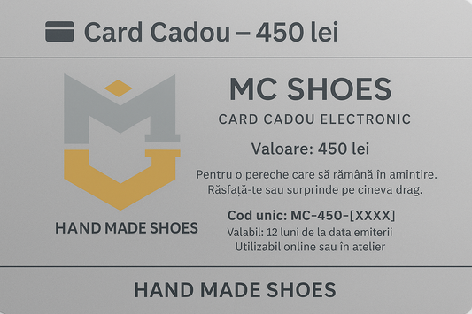 Card Cadou Premium 450 Lei - Voucher Digital | MC SHOES