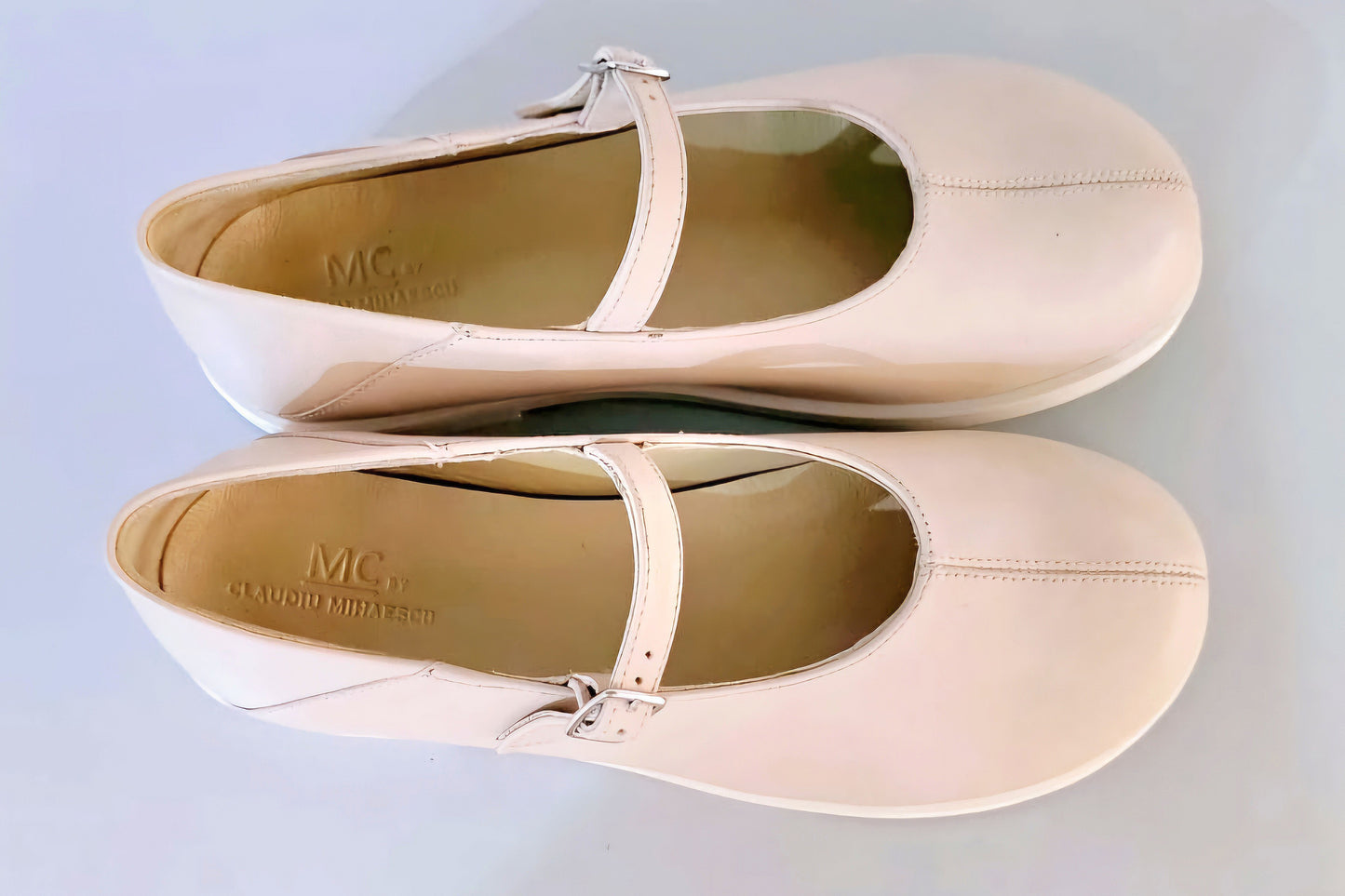 Luna - Balerini Barefoot Mary Jane din Piele Naturală | MC SHOES - MC SHOES