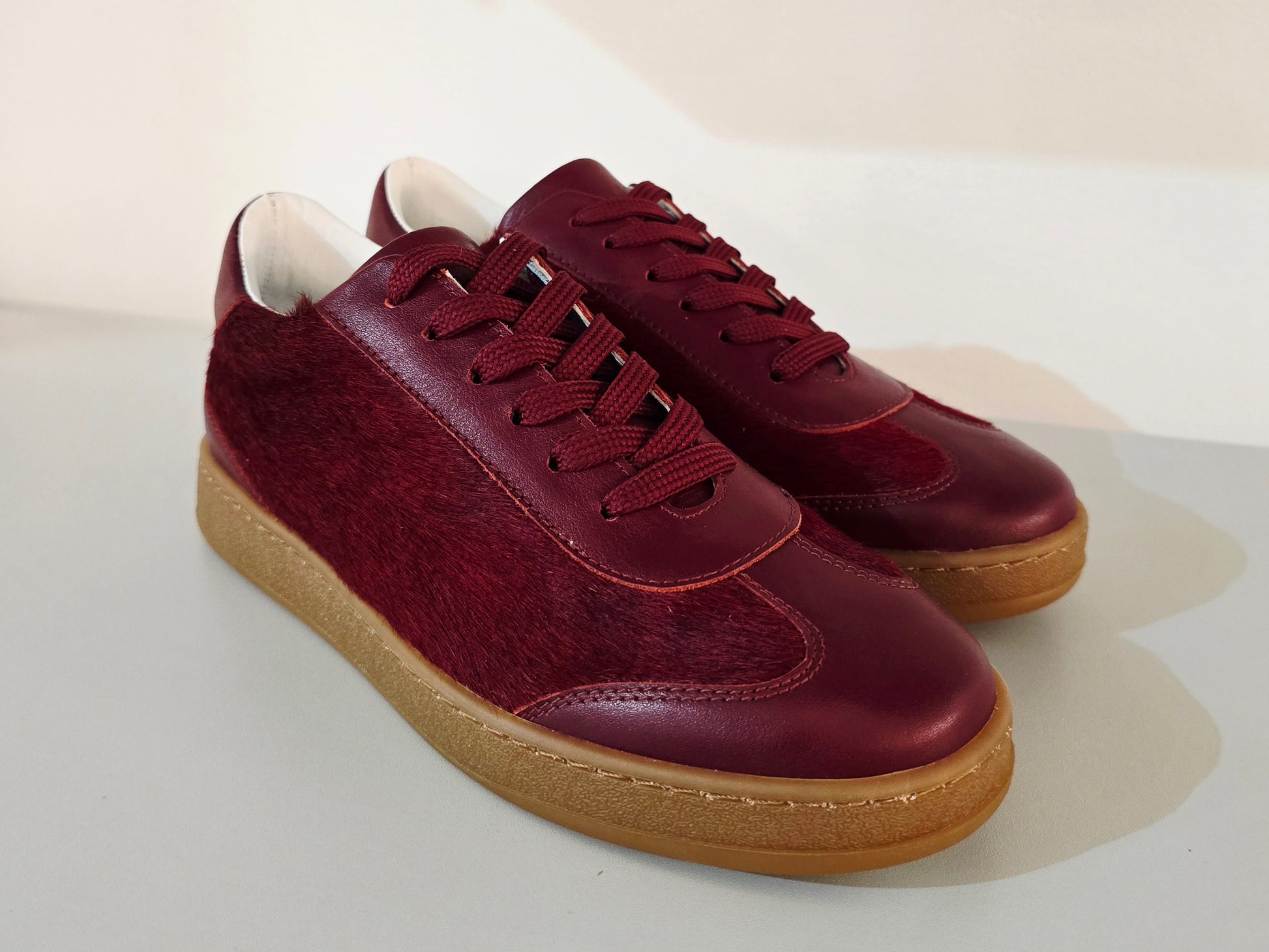 WILD - Pantofi Sport de Damă din Piele Naturală cu Păr | MC SHOES - MC SHOES