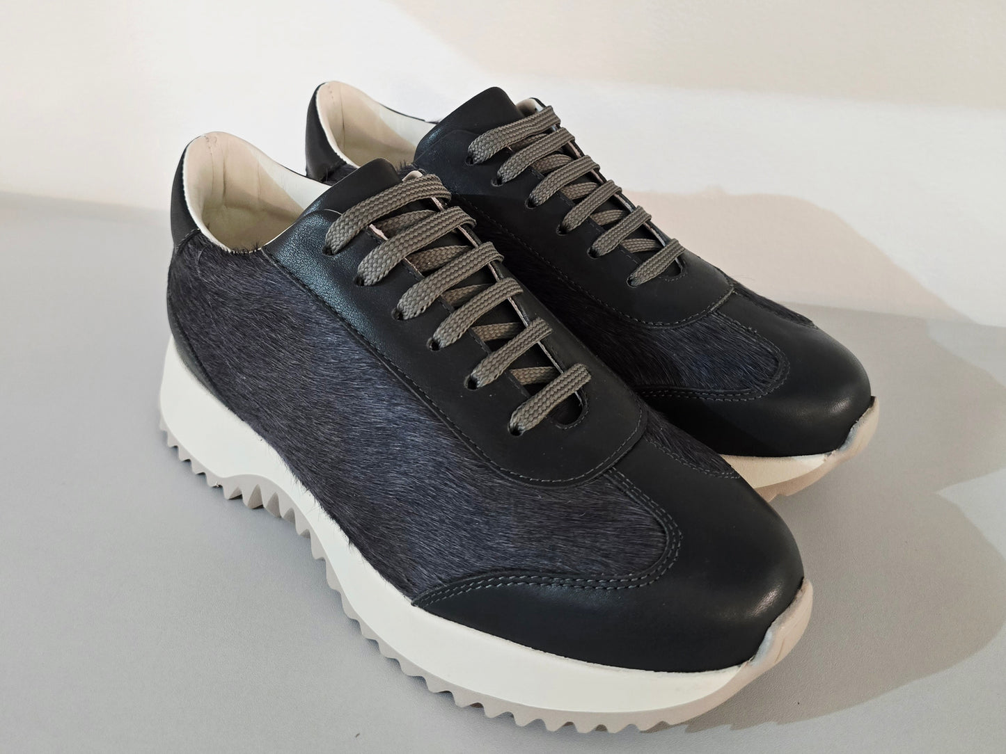 WILD - Pantofi Sport de Damă din Piele Naturală cu Păr | MC SHOES - MC SHOES