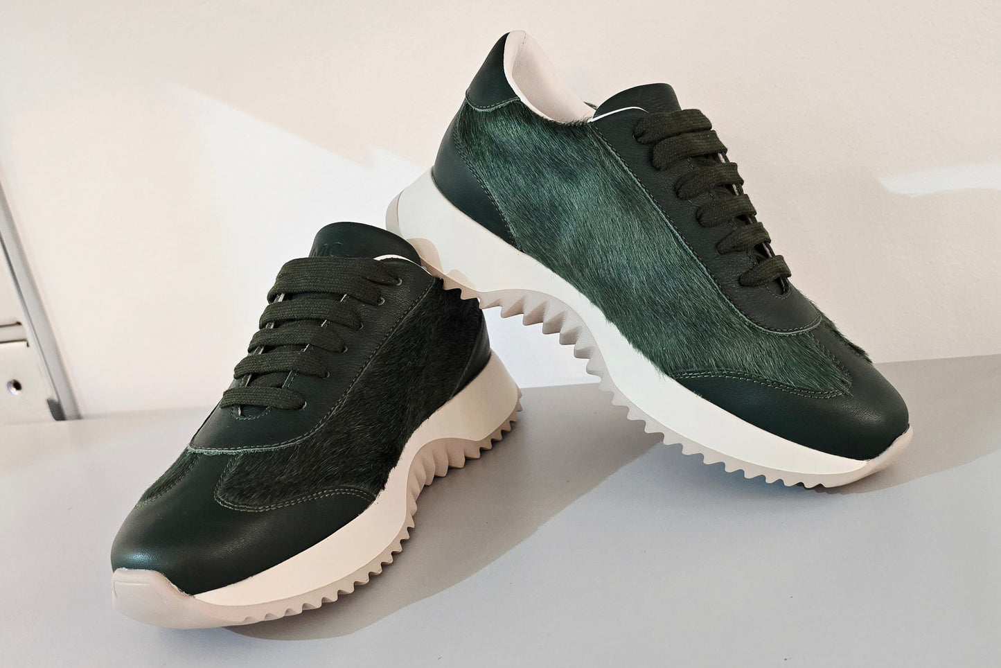 WILD - Pantofi Sport de Damă din Piele Naturală cu Păr | MC SHOES - MC SHOES