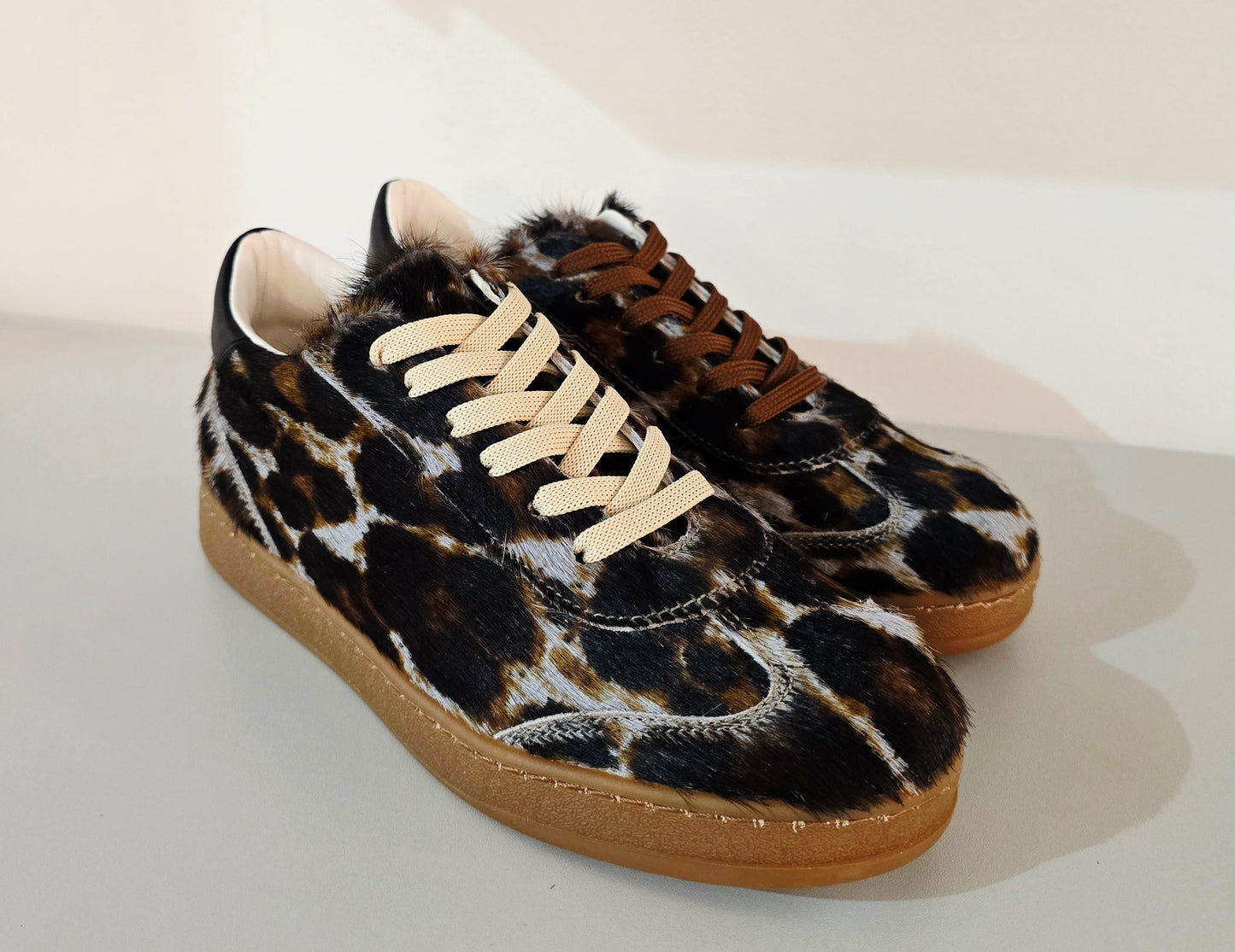 WILD - Pantofi Sport de Damă din Piele Naturală cu Păr | MC SHOES - MC SHOES