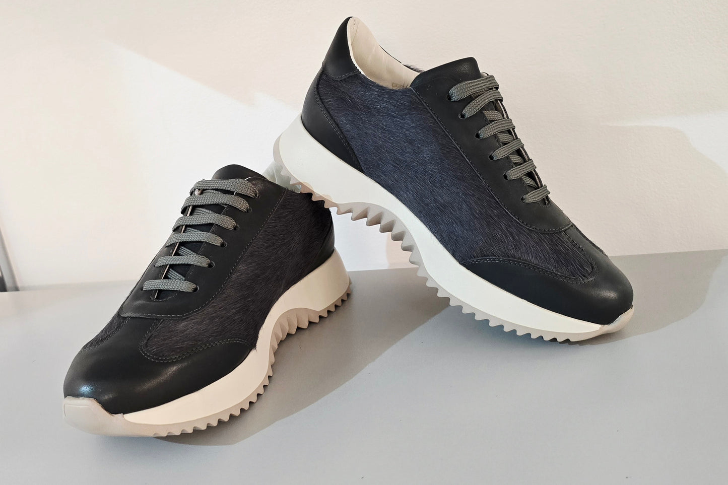 WILD - Pantofi Sport de Damă din Piele Naturală cu Păr | MC SHOES - MC SHOES